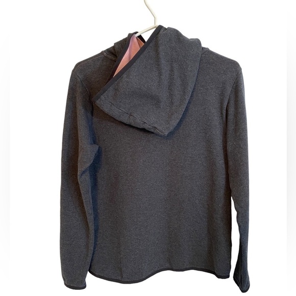 EP Sport Cowl Neck Kanga  Hoodie Heathered Smoky Gray Ladies Med - Picture 2 of 10